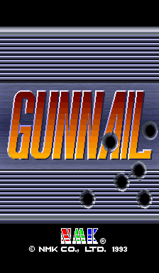 GunNail (28th May. 1992) Title Screen